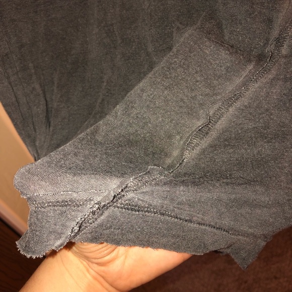 Free People | We The Free | Gray Burnout Tank | - Picture 5 of 8